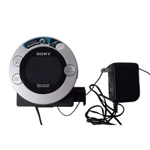 Sony Dream Machine ICF-CD3iP CD Alarm Clock Radio with iPod Dock - Untested